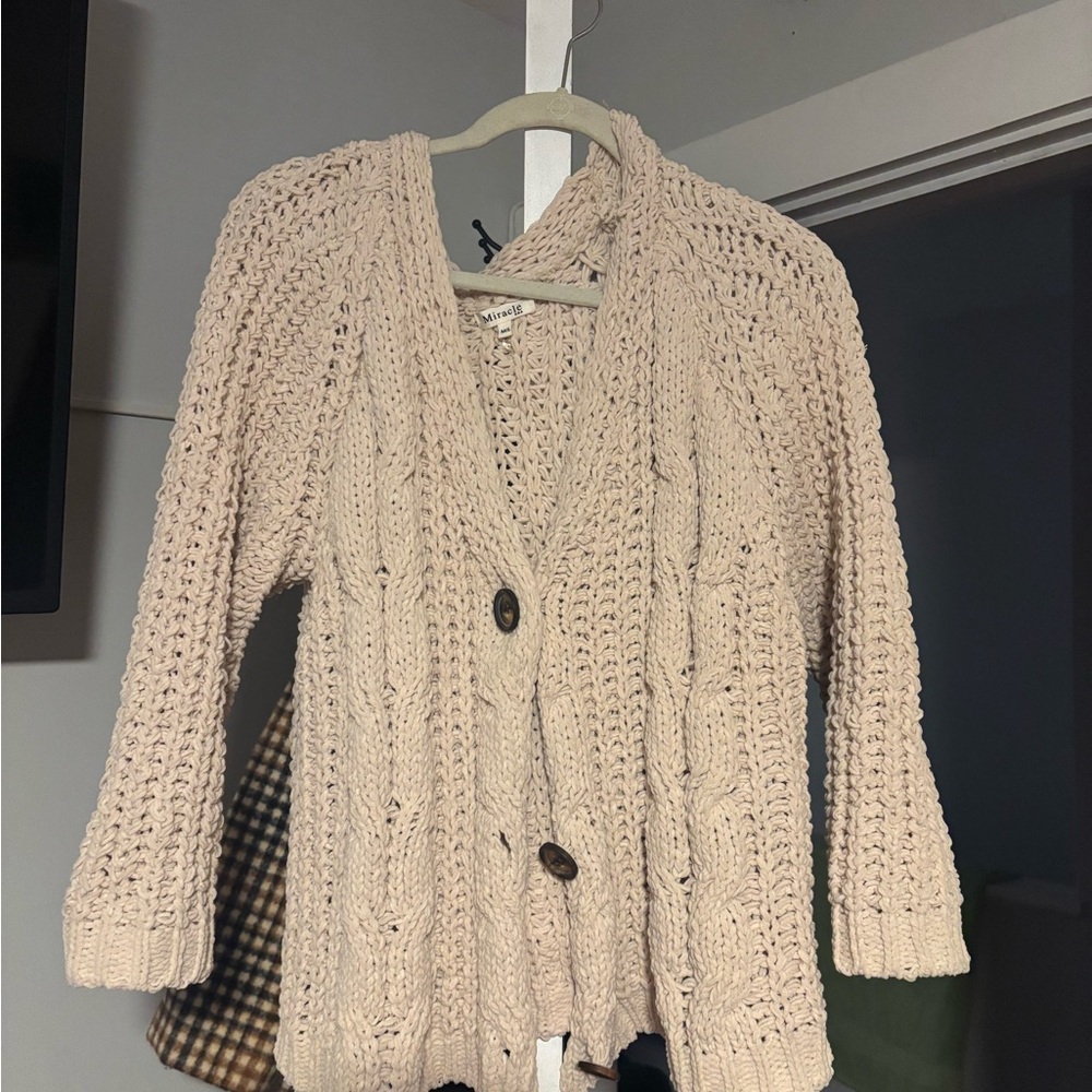 Soft Crochet Cardigan Sweater